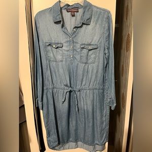 Denim (linen feel) dress